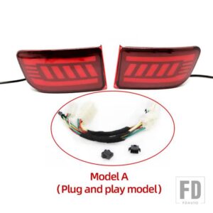 トヨタ ランドクルーザー プラド LC120 FJ120 120 4RUNNER 2003-2009用 LEDリアライト リフレクター ブレーキバンパーランプ - Plug and play modelA