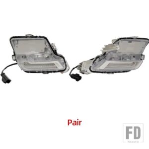 ボルボ 自動車用 LEDデイタイムランニングライト フロントバンパー フォグランプ DRL XC60 2014-18用 - Left and Right