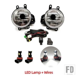 トヨタ 自動車用 LEDフォグランプ RAV4 2016 2017 2018 ヘッドライト フォグランプ ケーブル スイッチ グリル カバー ハロゲン フォグランプ フ - LED lamp wires
