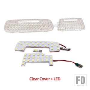 スズキ ジムニー JB64 JB74 2019-21 車内天井ライト LEDドーム読書灯ナイトライト天井シグナルランプ - Cover and LED