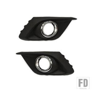 マツダ フロントバンパーフォグライトランプカバーフード3アクセラ2014 2015 2016フォグランプグリルカバーHOPING AUTOフードヘッドライト - Model C L and R