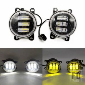 フォード フォーカス 2 MK2 2009 2010 2011用LEDフォグランプ ヘッドライト フォグランプカバー グリルベゼル ハーネス スイッチキット - Only LED fog lamp