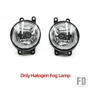 トヨタ FALSHING 1セット自動車用 LEDデイタイムランニングライトDRL カローラ2007 2008 2009 2010 LED DRLフォグランプカバードライビングライ - Only Fog lamp