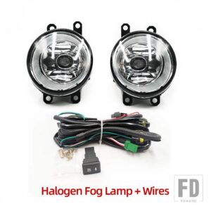 トヨタ FALSHING 1セット自動車用 LEDデイタイムランニングライトDRL カローラ2007 2008 2009 2010 LED DRLフォグランプカバードライビングライ - Fog lamp and Wire