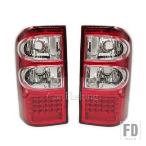 日産 パトロール Y61 1997-2004 LED リアテールライト ストップブレーキランプ フォグランプ カーアクセサリー - Red Cover