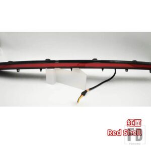 トヨタ リアバンパートランクテールライト LEDテールライトリフレクターブレーキランプハザード信号フォグランプ CHR 2016-19用 - Red Cover