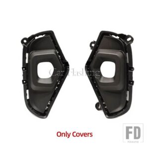 トヨタ RAV4 RAV 4 2023 2024用フロントLEDフォグランプヘッドライトフォグランプフォグランプカバーグリルベゼルスイッチフレーム - Only covers
