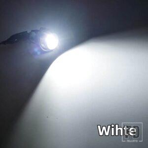 BMW E60 E61 E63 E64 E70 X5 E71 X6 E82 E87 E89 Z4 E90 E91 M3 CANバス LED エンジェルアイズ マーカーライト電球 1ペア - White