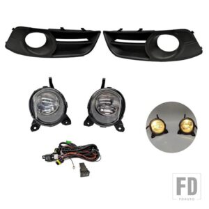 トヨタ 自動車用 LEDフォグランプ フォグランプ カローラ 2004 2005 2006 欧州仕様 ハーネス配線カバーグリルハロゲン - Halogen set