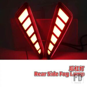 トヨタ C-HR CHR 2016-19 用 ターンイエローシグナル DRL 自動車用 LED デイタイムランニングライト デイライトリアブレーキランプ付き - Rear Side Fog Light