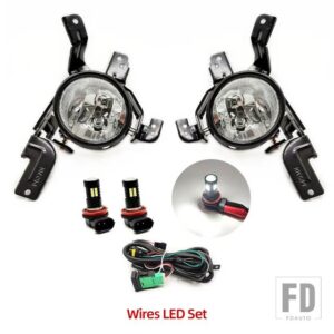 ホンダ CRV 2007 2008 2009 用 フロントバンパーライト フォグランプ フォグランプ 部品ナンバー 33951-SWA-H01 / 33901-SWA-H01 - Wire LED Set