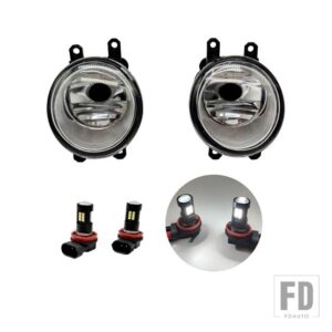 トヨタ 自動車用 LEDフォグランプ フォグランプ カローラ アクシオ フィールダー 2015 2016 2017 ハーネス配線カバー グリル ハロゲン エンジェ - Only LED Fog
