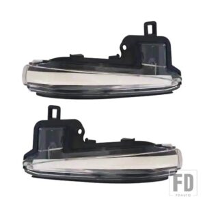 トヨタ アルファード ヴェルファイア AH30 タコマ 16-20 RAV4 19-21 ハイランダー 2020用 サイドミラー LED ダイナミックウィンカーライト 2個 - White Cover