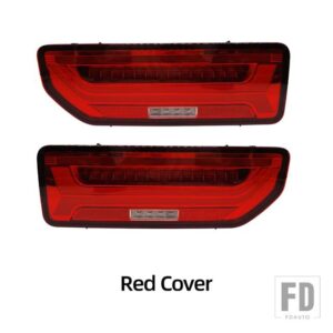 スズキ ジムニー 2019-24用 LEDテールライト リアライト ウィンカー ストップ ブレーキライト リバースランプ - Red Cover