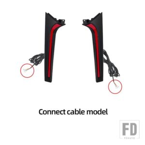 トヨタ ライズ アティバ 2020 2021 2022用 トランクテールライト LEDリアバンパーテールライト フォグランプ ブレーキウィンカーランプ - Connect Red