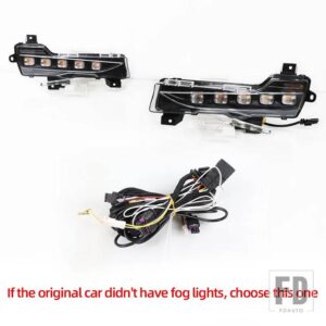 テスラ モデル3 モデルY 2017-22 自動車用 DRL デイタイムランニングライト LED デイライト フォグランプ ウィンカー 1セット - Taillight plug