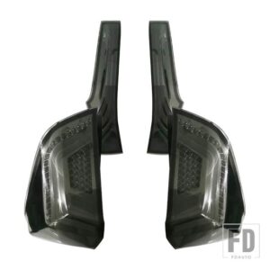 ホンダ 自動車用 LEDテールライト テールライト ジャズ フィット GK5 2014-20 リアブレーキライト リバースダイナミックシグナル - Smoke Model A