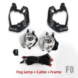 トヨタ ハイランダー 2014-16用 LED DRL 2個 デイタイムランニングライト デイライト フォグランプカバー フォグライト ウィンカー - Only Fog lamp
