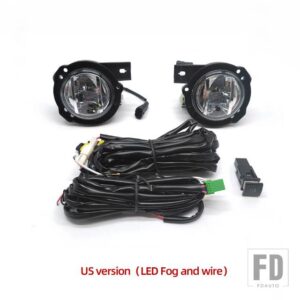 トヨタ ライズ 2020 2021 2022 LED デイタイムランニングライト フォグランプ DRL ドライビングフォグランプ ウィンカー ワイヤースイッチ付き - US model Fog wire
