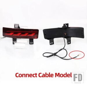 ホンダ CRV CR-V 2020 2021 2022 LEDリアバンパーライトリアフォグランプブレーキライトダイナミックウィンカー用リフレクター2個 - Connect cable B