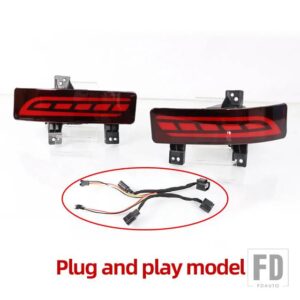 ホンダ CRV CR-V 2020 2021 2022 LEDリアバンパーライトリアフォグランプブレーキライトダイナミックウィンカー用リフレクター2個 - Plug and play A