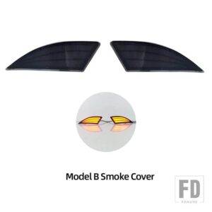 レクサス RX300 RX350 RX450H 2020 2021 2022 用 LED ライト リアバンパーリフレクター ウィンカー ブレーキライト フォグランプ - Smoke Model B