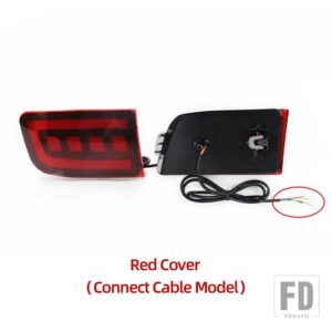 トヨタ ランドクルーザー プラド LC120 FJ120 120 4RUNNER 2003-09用 LEDリアライト リフレクターブレーキランプ - Connect cable Red A
