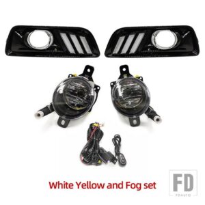 シボレー 2PCS LED DRL デイタイムランニングライト マリブ 2011-15 フォグランプホール ウィンカー付き - DRL and Fog set6