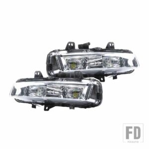 ランドローバー 用フロントフォグランプ レンジローバーイヴォーク 2011-16 LEDヘッドライトフォグランプ - Clear Left and Right