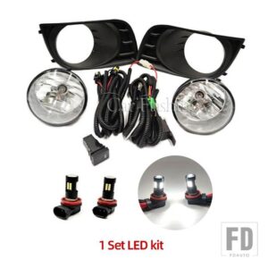 トヨタ 自動車用 フォグランプ フォグランプ セコイア 2008-17 ハーネス配線カバーグリル - LED set