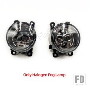 LEDフロントバンパーフォグランプフォグライトワイヤーハーネスグリルカバーFORD EDGE 2015-18 DRLデイタイムランニングライト - Only halogen fog