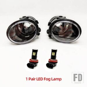 BMW E46 3シリーズ 2001-2005 M3 1999-2002 E39 M5 用バンパーフォグランプ アクセサリー - LED L and R