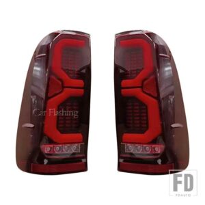 トヨタ ハイラックス VIGO 2004-15 リアテールライト LED テールランプ 1ペア - Model C Red cover