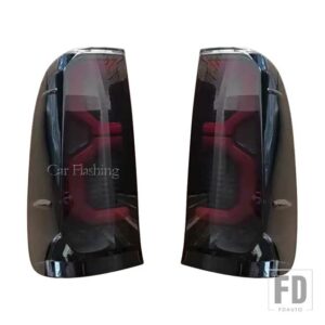 トヨタ ハイラックス VIGO 2004-15 リアテールライト LED テールランプ 1ペア - Model C Smoke cover