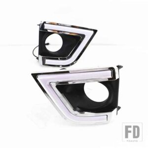 トヨタ カー点滅 1セット DRL カローラ 2014 2015 2016 デイタイムランニングライトフォグランプカバーヘッドライト 12V デイライト