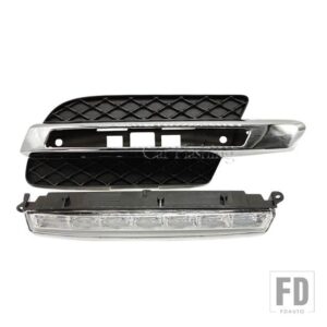 メルセデスベンツ X164 GL320 GL350 GL450 GL550 DRL フォグランプ フロントバンパー LED デイタイムランニングライト フォグランプカバー - R lamp cover