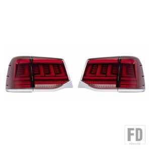 トヨタ ランドクルーザー FJ200 LC200 2016-21 リアブレーキリバーステールランプ用 LED テールライトアセンブリ - Red Model B
