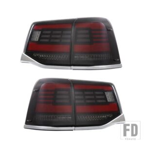 トヨタ ランドクルーザー FJ200 LC200 2016-21 リアブレーキリバーステールランプ用 LED テールライトアセンブリ - Smoke Model A
