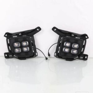 トヨタ ランドクルーザー FJ200 LC200 2012-15 デイライトカー LED DRL デイタイムランニングライト フォグランプ 2個 - Model B