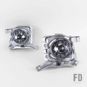 トヨタ ランドクルーザー FJ200 LC200 2012-15 デイライトカー LED DRL デイタイムランニングライト フォグランプ 2個 - Model A