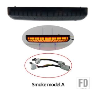 トヨタ アルファード ヴェルファイア 40系 LEDサードブレーキライト サードテールストップランプ ハイマウントストップウィンカーランプ - Smoke Model A
