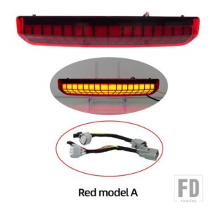 トヨタ アルファード ヴェルファイア 40系 LEDサードブレーキライト サードテールストップランプ ハイマウントストップウィンカーランプ - Red Model A