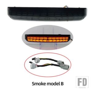 トヨタ アルファード ヴェルファイア 40系 LEDサードブレーキライト サードテールストップランプ ハイマウントストップウィンカーランプ - Smoke Model B
