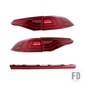 トヨタ カローラ2019-23用カーライト LED DRL テールライト リアテールランプ オートシグナルアクセサリー - Red Cover A