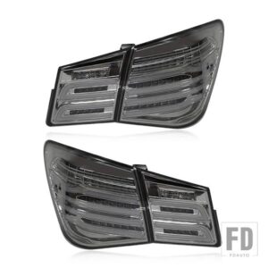 シボレー 2個 LED テールライトクルーズ 2009-14 リアライトバックランプアセンブリリビアパークライト