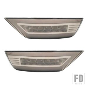 フォード 1ペア 自動車用 LED リアバンパーライト フォグランプ ブレーキハザード灯 リフレクター エコスポーツ 2013-20用 - 3 Functions