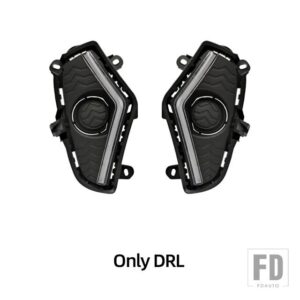 トヨタ LED DRL フォグランプ RAV4 2019-22 デイタイムランニングライト フォグランプ カバー グリル フレーム ウィンカー エンジェルアイ - Only DRL