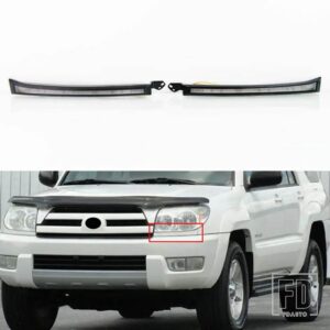 トヨタ 4ランナー 4RUNNER 2003-09用 LEDデイタイムランニングライト DRLフォグランプ ウィンカー付き - 2003-2005