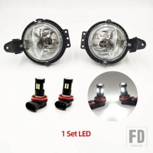 MINI R55 R56 R57 R58 R59 COOPER CLUBVAN CLUBMAN ROADSTER COUNTRYMAN用LEDフォグランプドライビングフォグランプフォグライトヘッドライト - L and R4