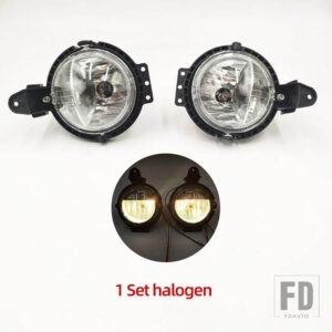 MINI R55 R56 R57 R58 R59 COOPER CLUBVAN CLUBMAN ROADSTER COUNTRYMAN用LEDフォグランプドライビングフォグランプフォグライトヘッドライト - L and R